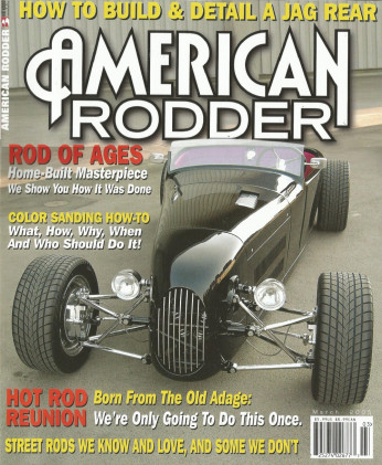 AMERICAN RODDER 2005 MAR - HOT ROD REUNION, COLOR SANDING, JAG REAR END